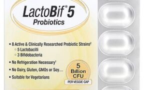 Save 20% on California Gold Nutrition LactoBif Probiotics to aid gut health and the immune system